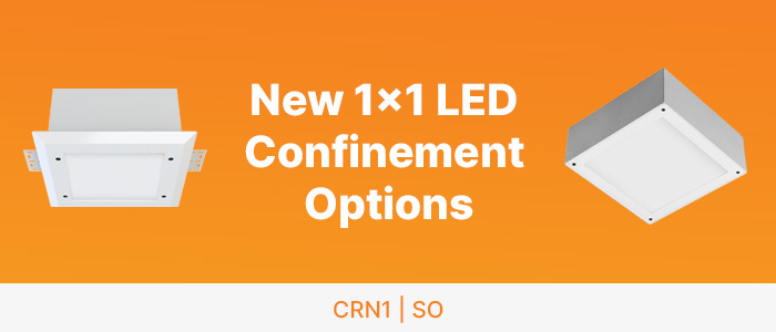 The L.C. Doane Company New 1x1 Confinement Lighting Options